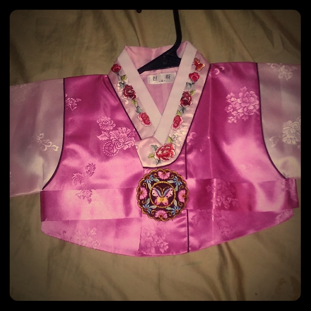 Girls silk shirt